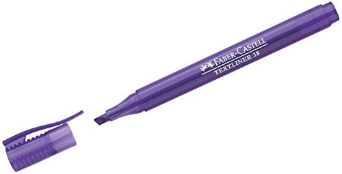 Faber-Castell 157736  Textmarker TEXTLINER 38, w kształcie pióra z Clip, fioletowy 157736