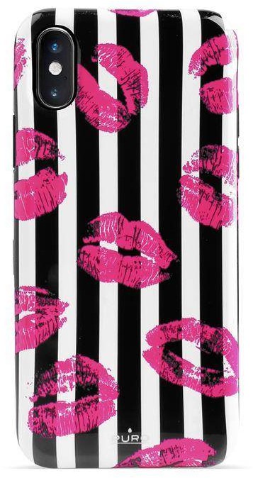 PURO Glam Miami Stripes - Etui iPhone Xs / X (Kiss) b2btrade-13443-0