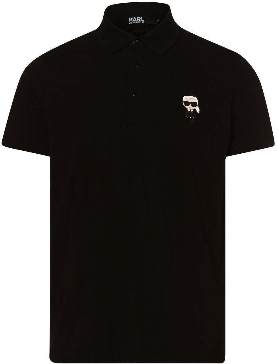 Jagerfeld KARL KARL Męska koszulka polo, czarny