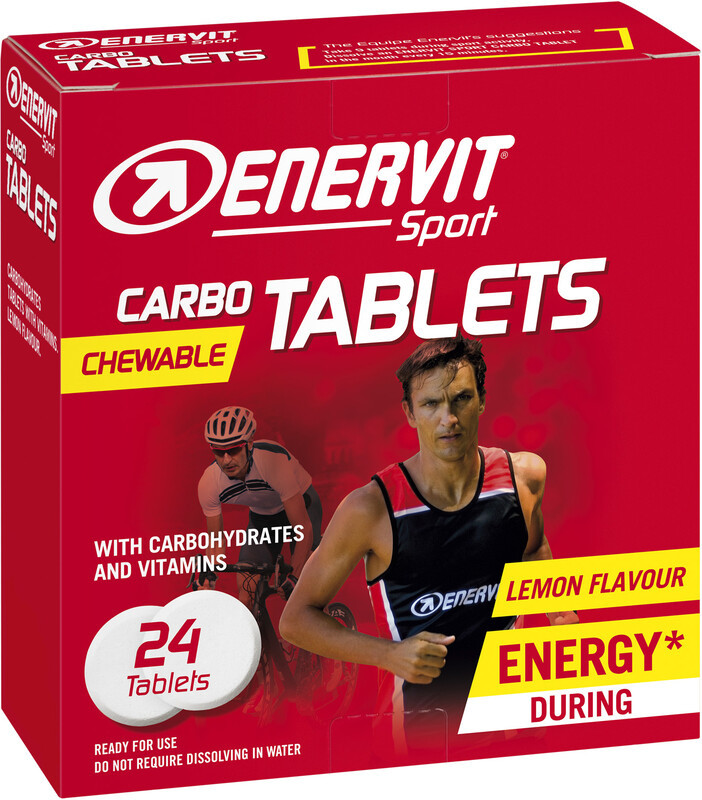 Enervit Enervit Sport Chewable Carbo Tablets 24x4g, Lemon  2021 Suplementy fitness