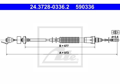 ATE Cięgno, sterowanie sprzęgłem 24.3728-0336.2