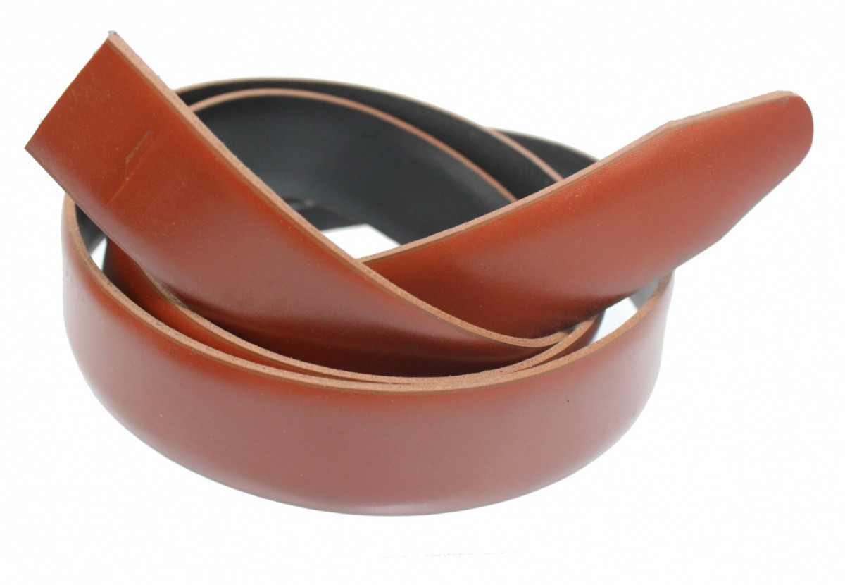 Complex (PL) Wizytowy Pasek Skórzany 30 mm BEZ KLAMRY Dla Pełnej Klamry AUTOMAT/ZĄBEK Garnitur Skórzana Część JASNY BRĄZOWY PAZ30/brąz