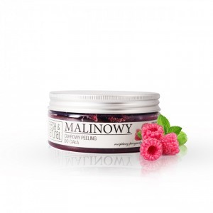 Fresh & Natural Cukrowy peeling do ciała malinowy 250g - Fresh & Natural 4044-0