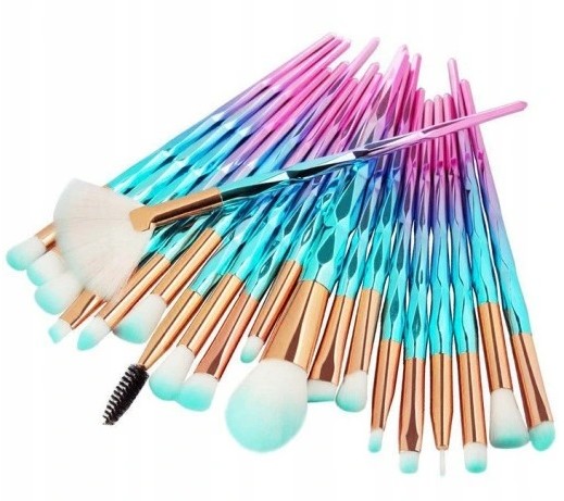 Zestaw pędzli Jednorożec Unicorn 20szt