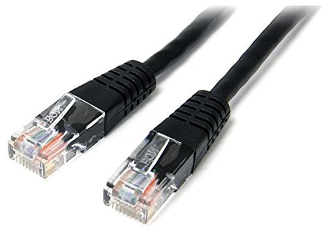 STARTECH.COM Startech.COM m45pat15mbk 15 m Cat5e RJ45 UPT przewód krosowy Czarny M45PAT15MBK