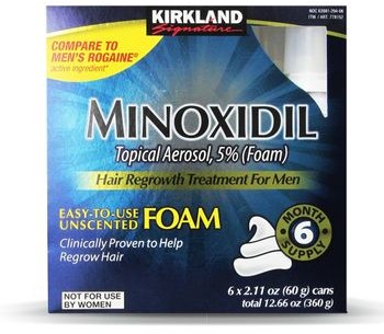Kirkland Kuracja do włosów Minoxidil Kirkland Hair Hair do wzrostu włosów przez 6 miesięcy M011