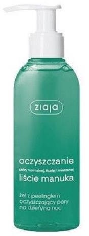 Ziaja Ziaja Liście Manuka Oczyszczanie żel z peelingiem oczyszczający pory na dzień/noc 200ml 54347-uniw