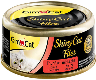 Gimpet GIMCAT SHINYCAT FILET TUNA + SALMON 70G GBC-10-4201