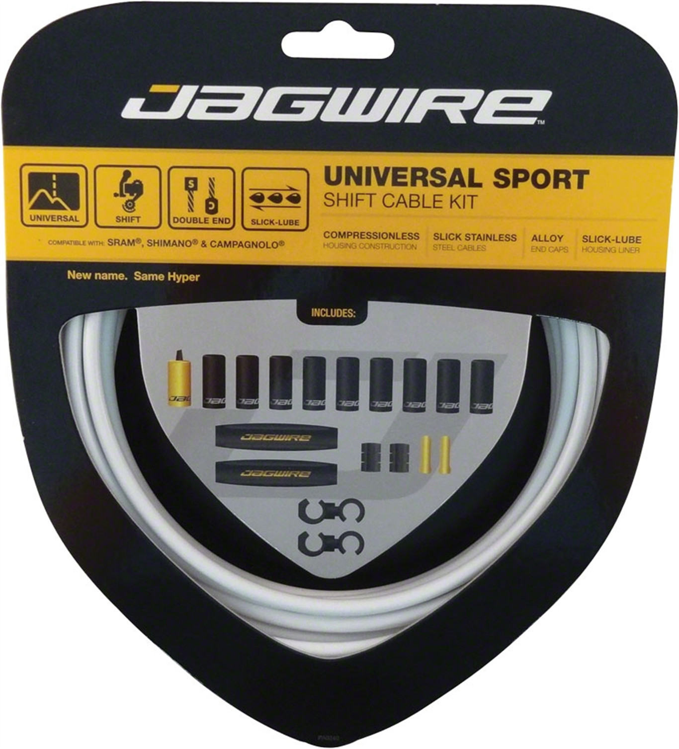 JAGWIRE Zestaw hamulcowy Universal Sport biały UCK412