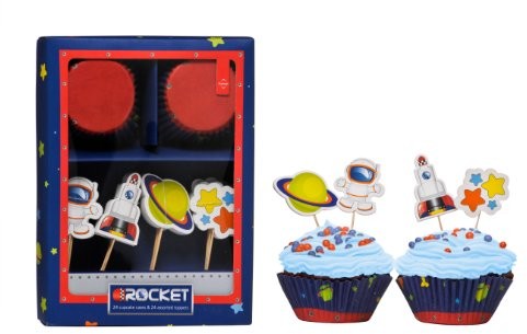 Premier Housewares Premier housewares Rocket foremki do pieczenia i ozdoby do babeczek, 48 sztuki 0805172