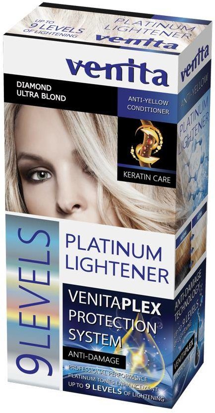 Venita 9 Leveles Platinium Lightener rozjaśniacz do włosów 9 tonów 125ml 99849-uniw