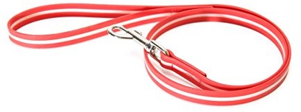 Julius-K9 IDC Lumino len, fosforyzujący, ze szlufką, 1,2 m, czerwony