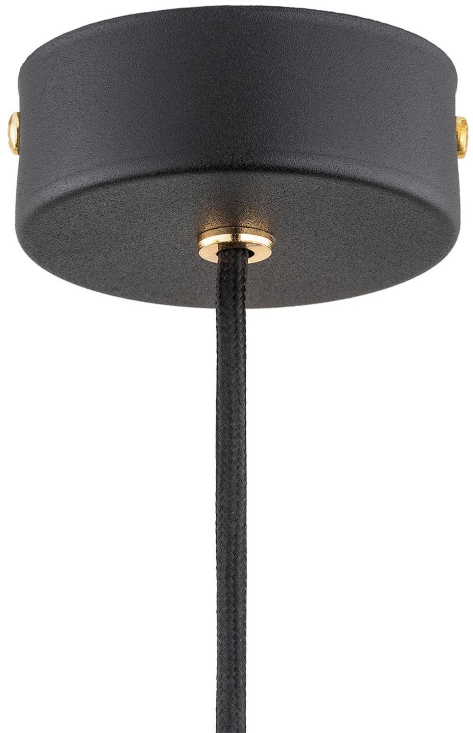 Euluna Lampa wisząca Oaza, 1-pkt., szary dym/czarna