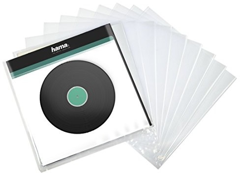 Hama Hama | Winylowy rękaw zewnętrzny LP, przezroczysty, 10 szt 00181430