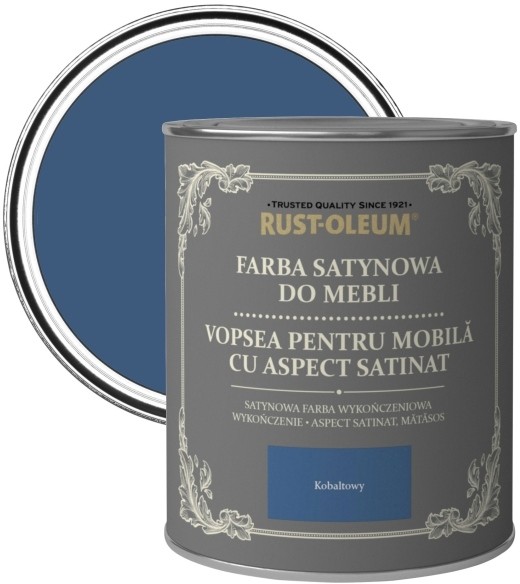 Rust-Oleum Farba do mebli Rust-Oleum kobaltowy satyna 0 75 l R0070118G5