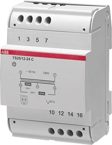 ABB Stotz S & J się transformator bezpieczeństwa-TS 40/12 24 °C transformator dzwonka 8012542928607 TS 40/12-24 C