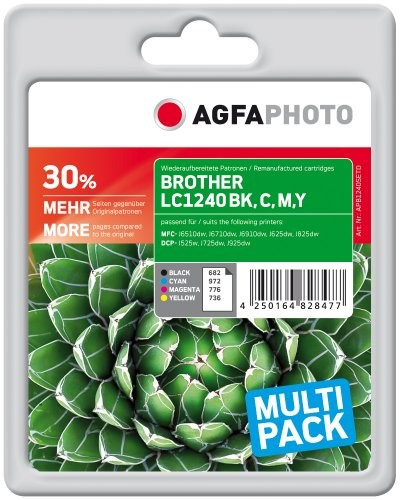 AgfaPhoto LC-1240 Value-Pack nabój z tuszem APB1240SETD