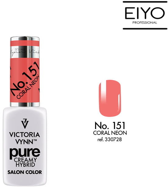 Victoria Vynn PURE CREAMY HYBRID NO. 151 CORAL NEON - 8 ml Wiosna 2019 330728