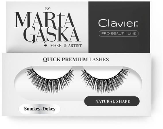 Clavier CLAVIER_Quick Premium Lashes rzęsy na pasku Smokey-Dokey 809
