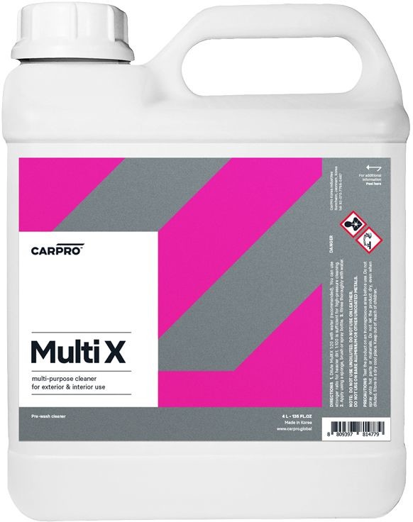 CARPRO CQUARTZ CarPro MultiX uniwersalny produkt czyszczący, niezwykle skuteczny 4l CAR000247