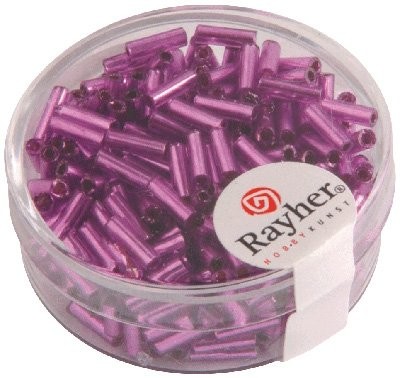 Rayher 1406535 kołki szklany, 7/2 MM, ze srebrną wkładką, puszka 15 G, bez, nie nadaje się do prania 14-065-35