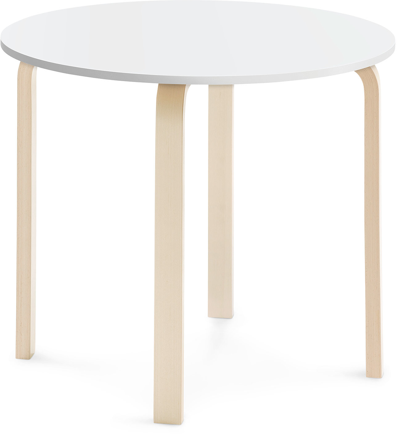 AJ Produkty Stół ELTON,  900x710 mm, biały laminat, brzoza
