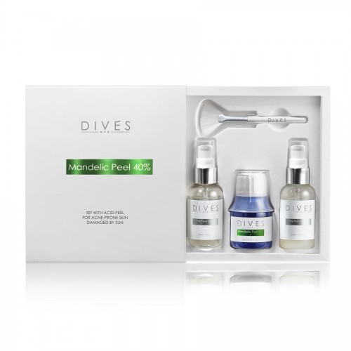 Dives DIVES MED - SET Mandelic Peel 40% - kwas migdałowy 50ml 08-0483
