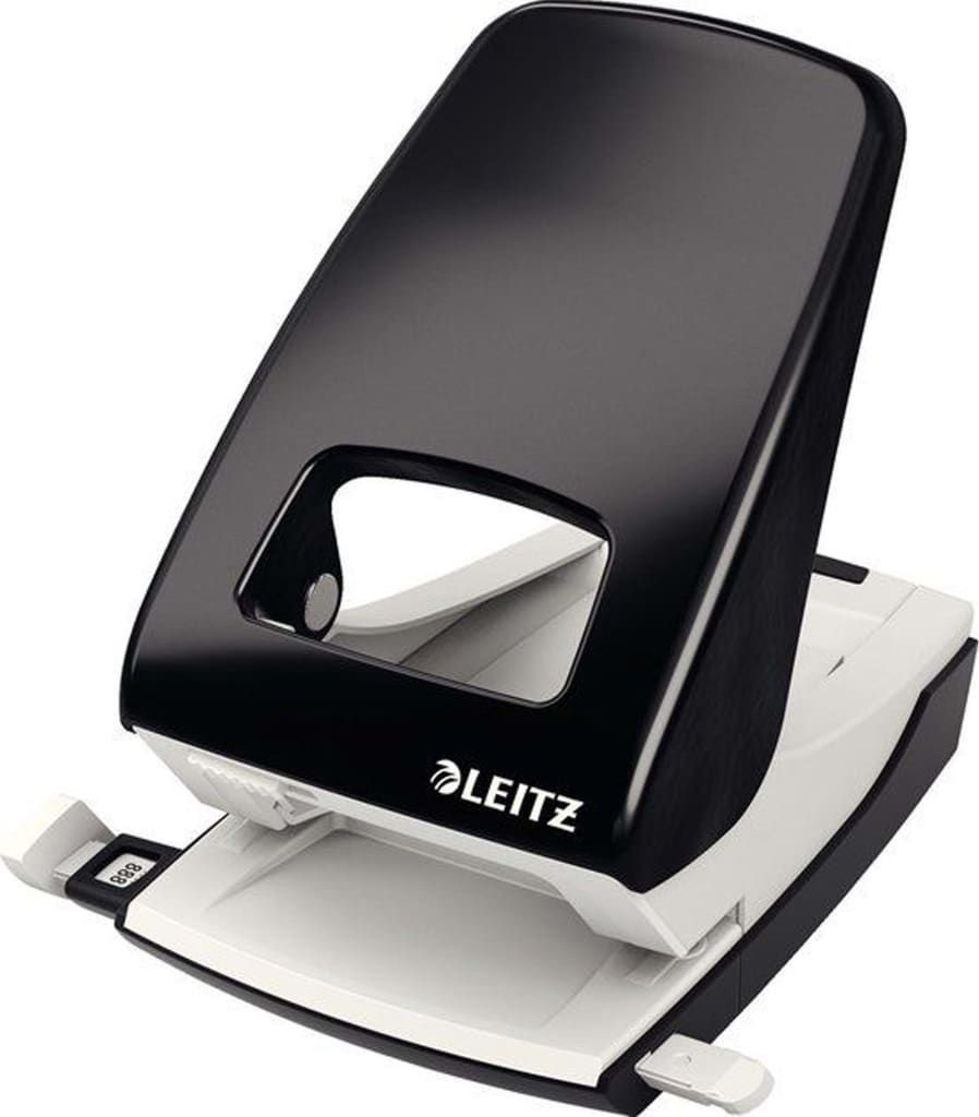 Leitz Dziurkacz Dziurkacz biurowy NeXXt solidny czarny 4002432330362