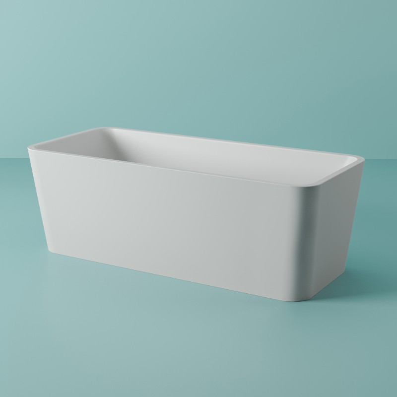 Art Ceram Bathtubs Square 180x80 cm biały połysk ACW00401