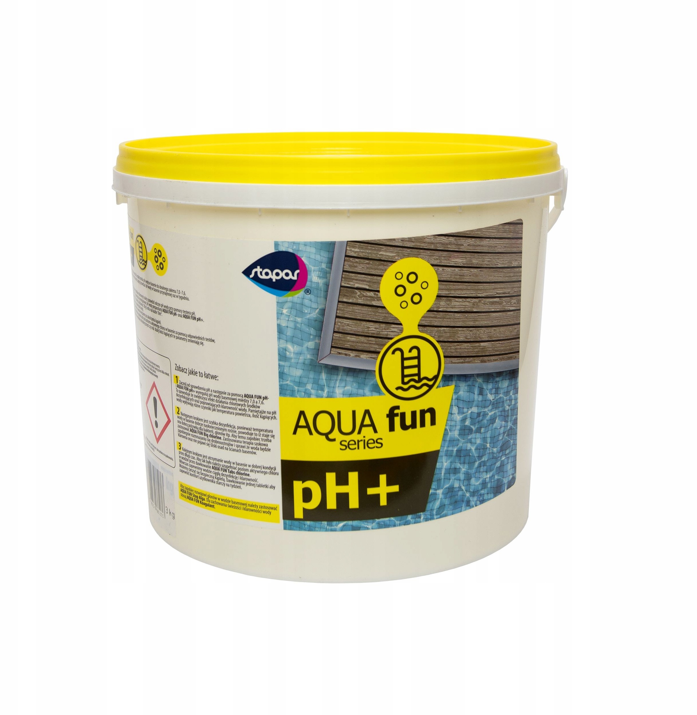 Chemia Basenowa Ph+ Plus Do Basenu Aqua Fun 3KG