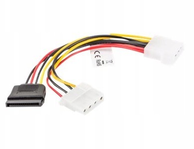 LANBERG Kabel Zasilający Molex - Sata / Molex 15cm