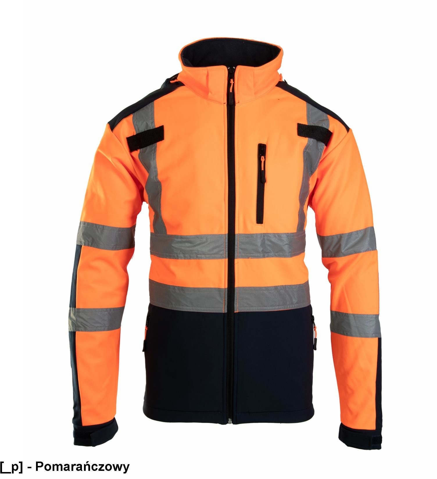 POLSTAR AFSO - BRIXTON FLASH SOFTSHELL BF005 Z PASAMI ODBLASK. KAT 2 KLASA2, 2 KOLORY - S-XXXL AFSO