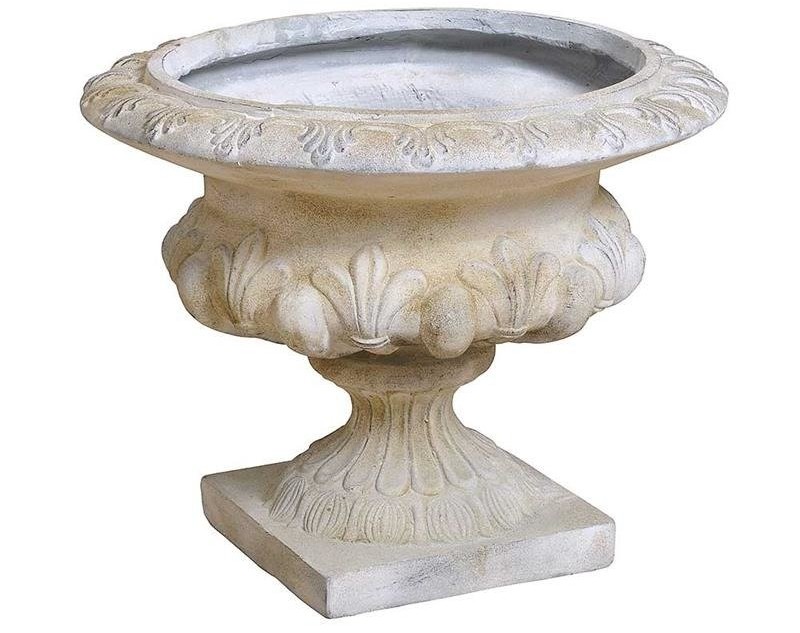 Belldeco Doniczka Puchar, kremowa, 58x58x47 cm