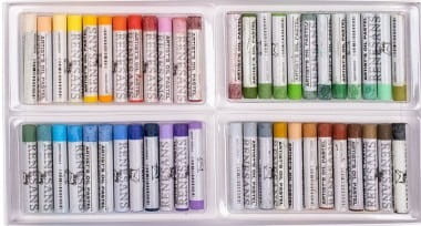 Renesans Zestaw Pasteli Olejnych Okrągłych 48 Kolorów BEPASOLKOM48