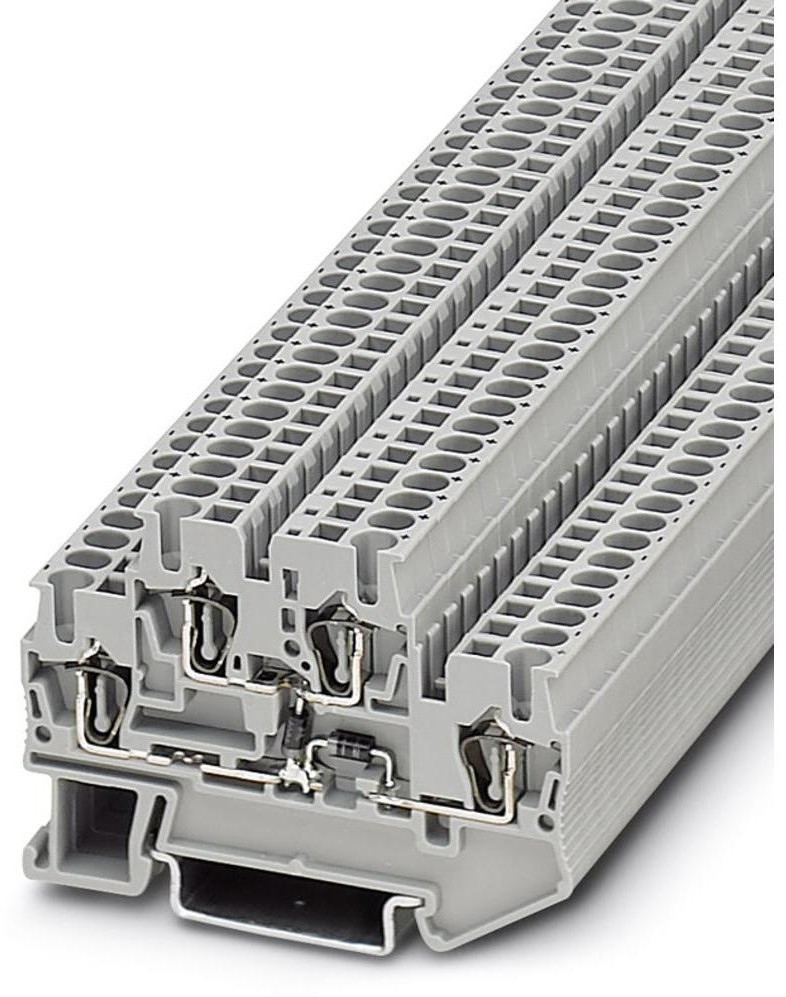 Phoenix Contact Złącze rzędowe elementów kontr STTB 2 5-2DIO/O-UL/UR-UL STTB 2 5-2DIO/O-UL/UR-UL Phoenix Contact 3031584 szary Zawartość 50 szt STTB 2 5-2DIO/O-UL/UR-UL
