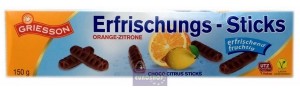 Griesson-debeukelaer Patyczki czekoladowe z nadzieniem owocowym