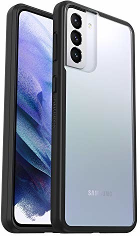 Otterbox Eleganckie etui, opływowa ochrona dla Samsung Galaxy S21+ 5G - przezroczysta/czarna - opakowanie niedetaliczne 77-81576