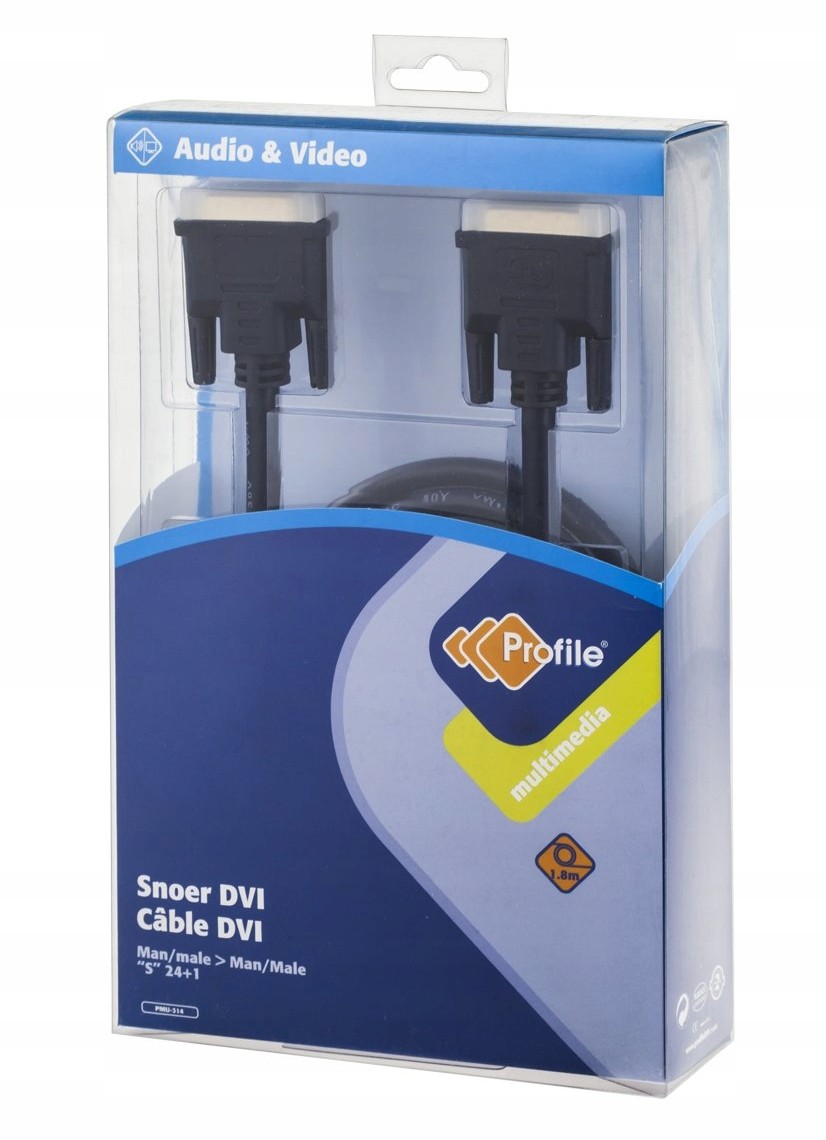 Kabel DVI-DVI 1.8M (24+1)