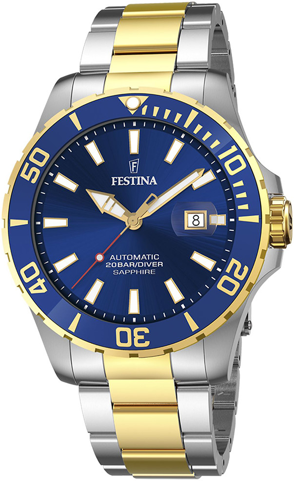 Festina Zegarek F20532-1 Diver Sapphire Automatic -