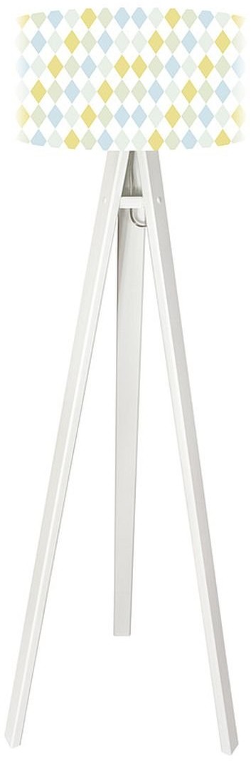 Macodesign Lampa podłogowa Pastelowe romby tripod-foto-259p-w, 60 W