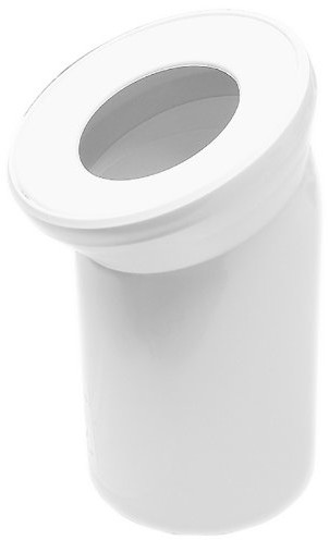 Sanitop-Wingenroth Wingenroth 21642 5 kolanko łączące do stojaka WC | Biały | 22 stopnie | toaleta