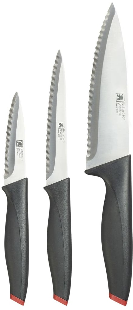 Richardson Sheffield Zestaw 3 noży kuchennych Laser Amefa