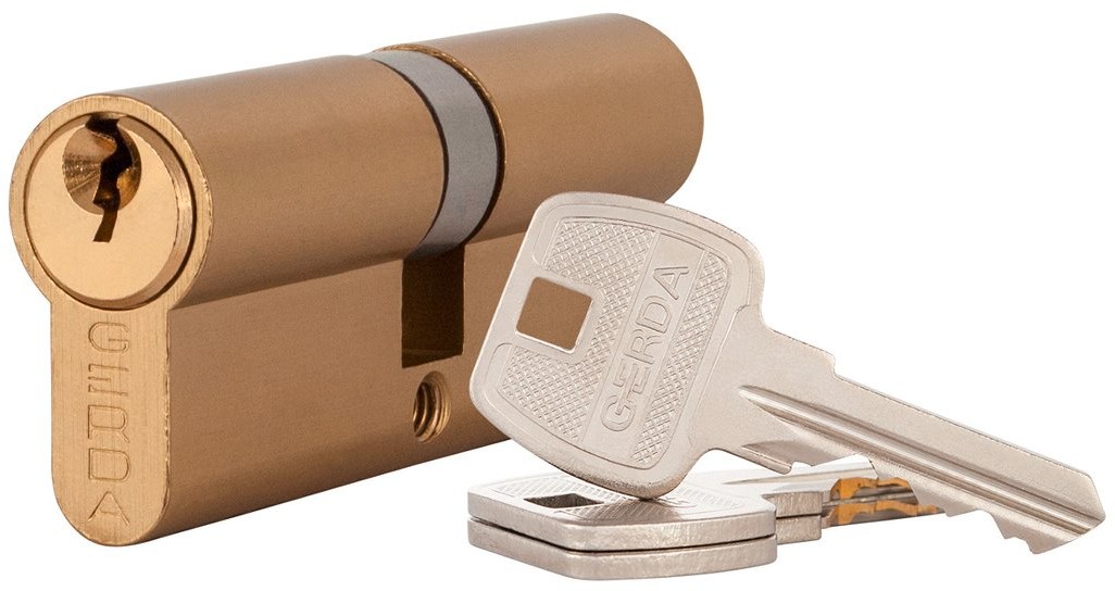 Gerda OBI Wkładka bębenkowa WK E1 mosiądz 25/30