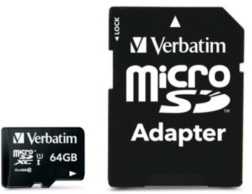 Verbatim MicroSDXC Class 10 64GB (44084)