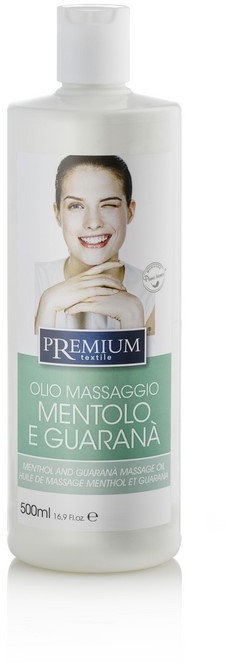 PREMIUM textile Oliwka Do Masażu Mentolo E Guarana Miętowa Z Guaraną 500ml 1500.800