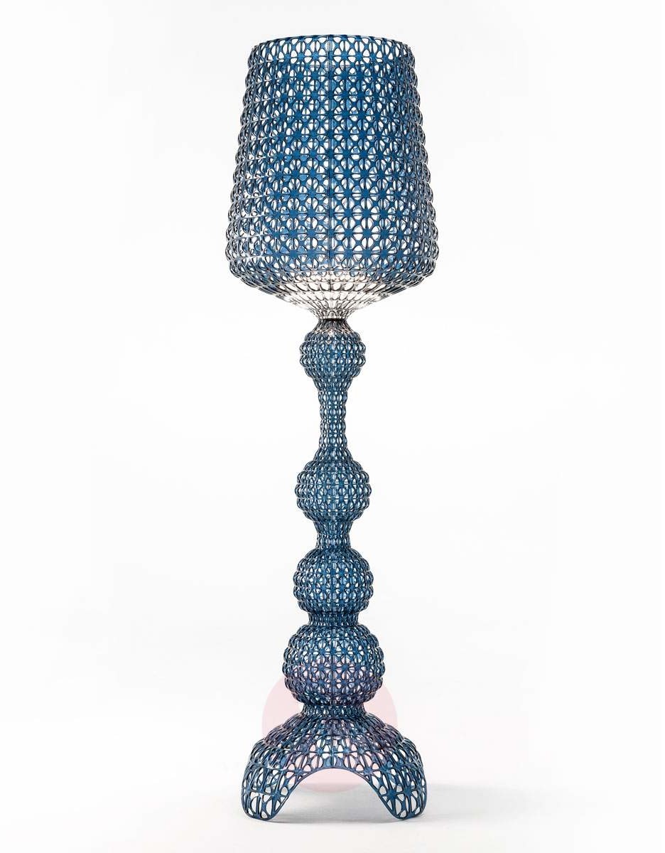 KARTELL Lampa stojąca LED Kabuki, jasnoniebieska