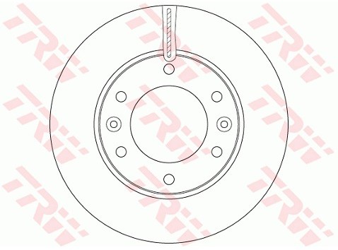 TRW Tarcza hamulcowa DF6446