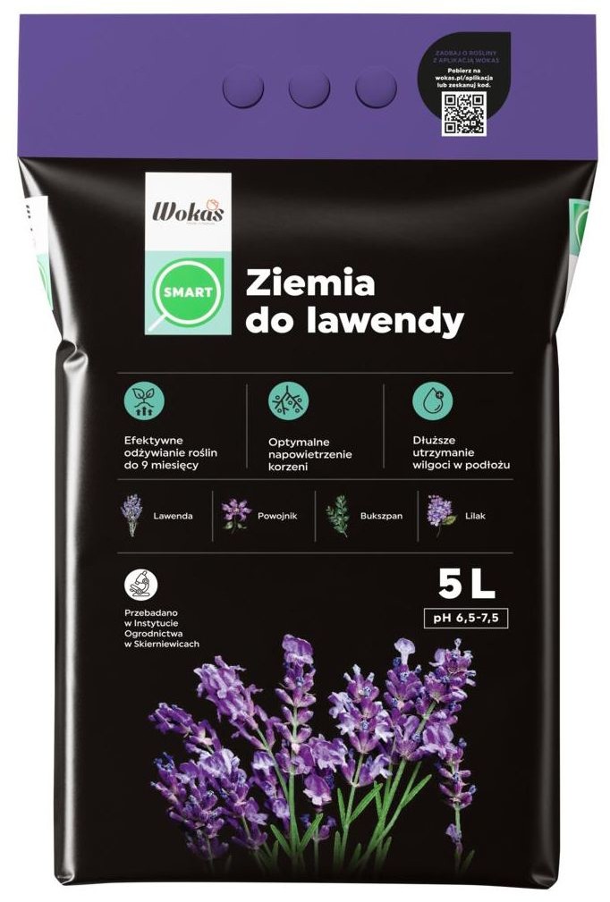 Ziemia do lawendy Smart 5l Wokas
