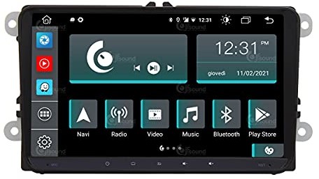 Jf Sound car audio system Custom Fit Radio samochodowe dla Volkswagen Android GPS Bluetooth WiFi USB Full HD Touchscreen Display 9