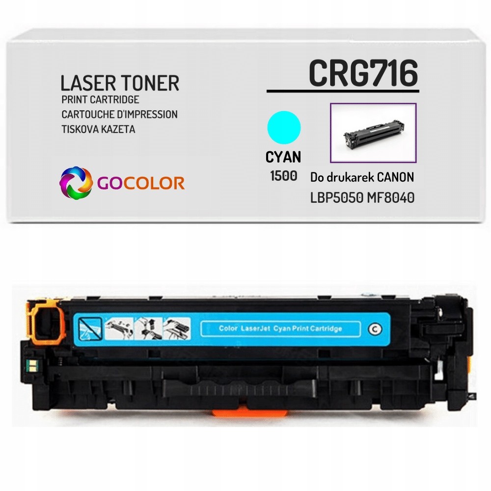 Toner do Canon CRG-716 Cyan I-Sensys MF8030CN